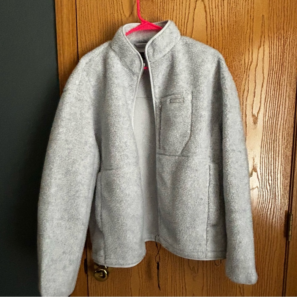 Oner active fleece jacket - heather grey - size medium